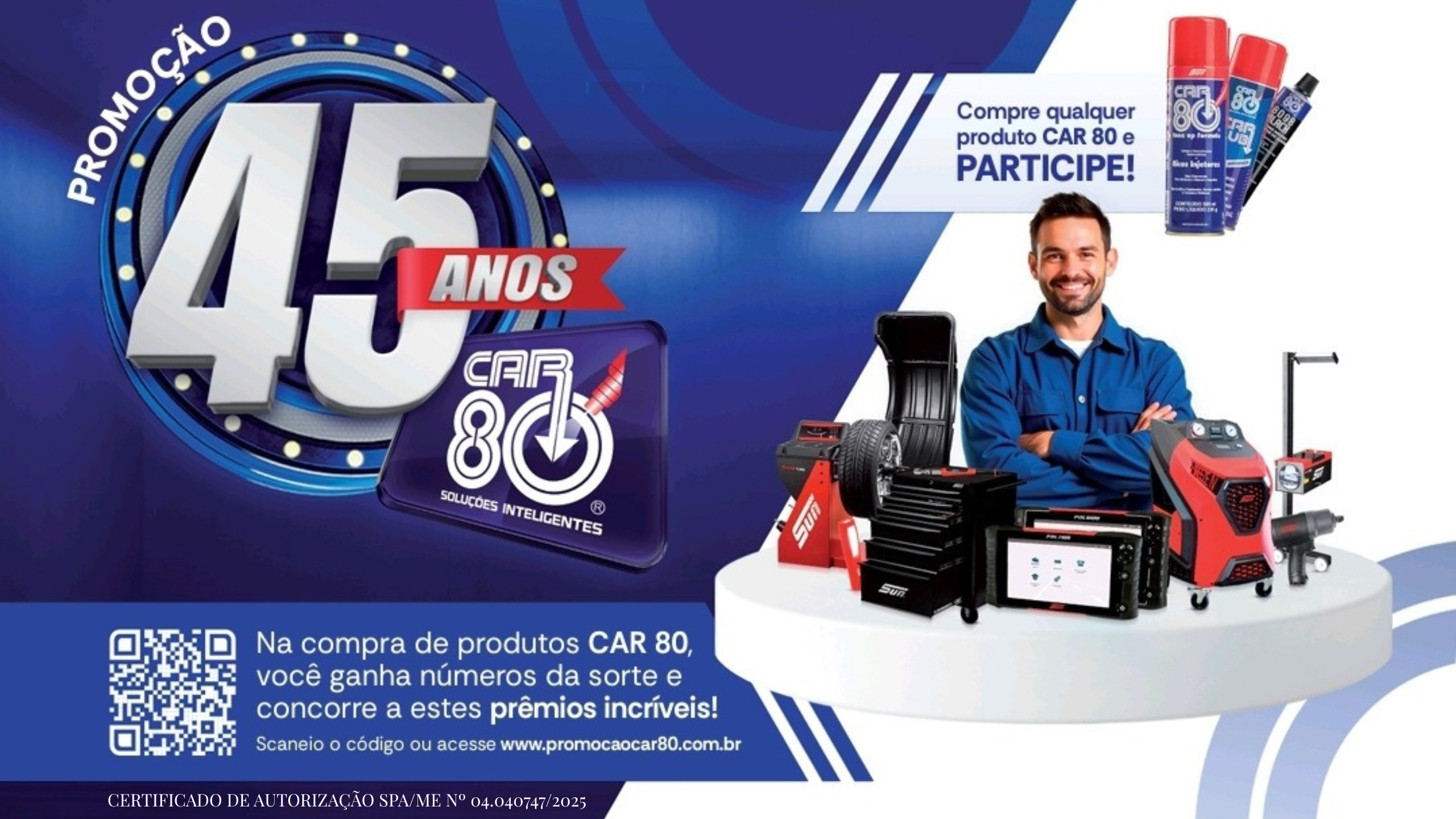 Leia mais sobre o artigo Promoção 45 Anos Car80 Soluções Inteligentes