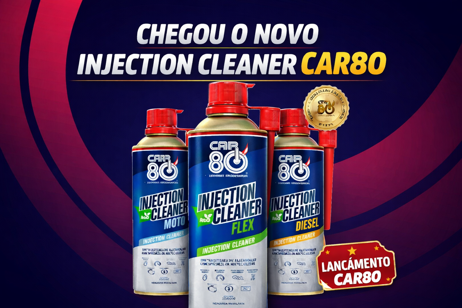 Leia mais sobre o artigo CAR 80 Injection Cleaner: o novo aditivo premium que limpa o sistema de combustível e restaura o desempenho do motor
